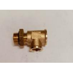 BSP BRASS CONNECTOR MALE-FEMALE-FEMALE TAFF TF2181612