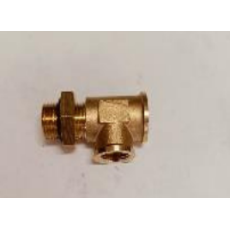 BSP BRASS CONNECTOR MALE-FEMALE-FEMALE TAFF TF2181612